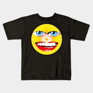 Smiley Face Happy Have a Nice Day Promote Happiness Enjoy Kids T-Shirt